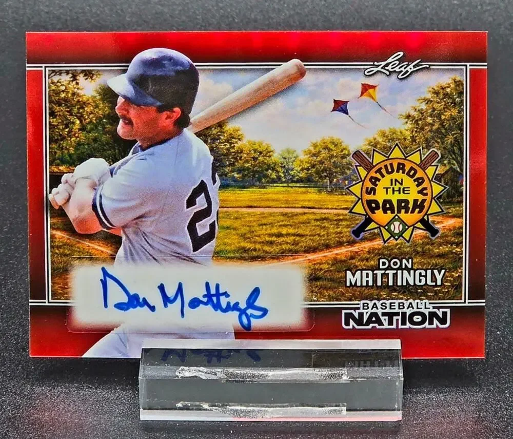 2026 Don Mattingly 2/3 Saturday in the Park Auto RARE New York Yankees Legend